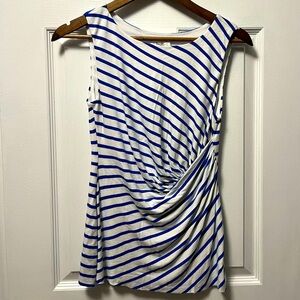 Bailey 44 Blue and White Striped Tank Top